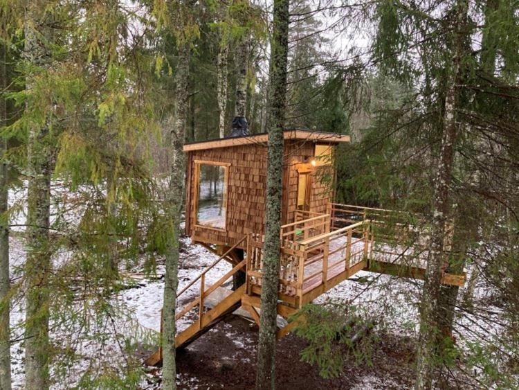 Tiigrisilma Treehouse Hotel Kohila Exterior photo